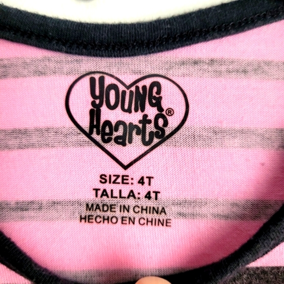 ⏰️3/10$ 4Y Pink Young Hearts Tank top - Picture 8 of 8